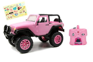 R J[ Mtg RC   Jada Toys GIRLMAZING Jeep R/C Vehicle (1:16 Scale), Pink, Standard ysAiz