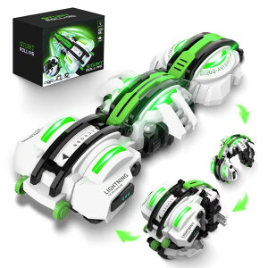 R J[ Mtg RC   BAZADER RC Cars with LED Lights - Remote Control Car Snake 360° Roll Toys, Birthday for Kids Age 7 8 9 10 11+ Year Old, 2 Batteries 60+min, Indoor/Outdoor Toys for 6-12 yr Teen Boys ysAiz