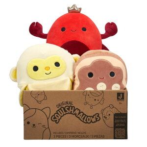 AiƐ̏ Ai GT It Squishmallows Official Kellytoy 8" Plush Mystery Pack - Styles Will Vary in Surprise Box That Includes Three 8" Plush ysAiz