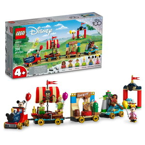 fBYj[ LN^[ S LEGO Disney 100 Celebration Train Building Toy 43212 Imaginative Play, Fun Birthday Gift for Preschool Kids Ages 4+, 6 Disney Minifigures: Moana, Woody, Peter Pan, Tinker Bell, Mickey & Minnie Mouse ysA