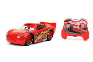 fBYj[ sNT[ J[Y }bNC[ Jada Toys Pixar Cars 1:24 Lightning McQueen RC Remote Control Car 2.4 GHz Red Toys for Kids ysAiz