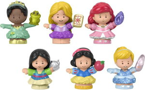 fBYj[ vZX Fisher-Price Little People Toddler Toys Disney Princess Set with 6 Character Figures for Preschool Pretend Play Ages 18+ Months (Amazon Exclusive) ysAiz