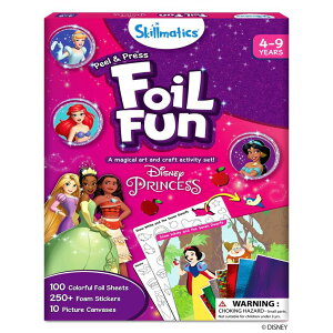 fBYj[ vZX Skillmatics Art & Craft Activity - Foil Fun Disney Princess, No Mess Art for Kids, Craft Kits & Supplies, DIY Creative Activity, Christmas Gifts for Girls & Boys Ages 4, 5, 6, 7, 8, 9 ysAiz