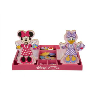 ~bL[}EX ~j[}EX ~bL[ ~j[ Melissa & Doug Disney Minnie Mouse and Daisy Duck Magnetic Dress-Up Wooden Doll Pretend Play Set (40+ pcs) Minnie Mouse Toys, Disney Dress Up Dolls For Preschoolers And Kids Ages 3+ ys