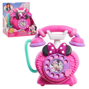 ~bL[}EX ~j[}EX ~bL[ ~j[ Disney Junior Minnie Mouse Ring Me Rotary Pretend Play Phone with Lights and Sounds, Kids Toys for Ages 3 Up by Just Play ysAiz