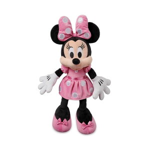 ~bL[}EX ~j[}EX ~bL[ ~j[ Disney Store Official Minnie Mouse Pink Dress Medium Soft Toy for Kids, Cuddly Character with Fuzzy Texture and Embroidered Details, Plushy Suitable for All Ages. ysAiz