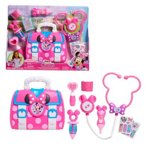 ~bL[}EX ~j[}EX ~bL[ ~j[ Minnie Mouse Bow-Care Doctor Bag Set, Kids Toys for Ages 3 Up by Just Play ysAiz