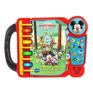 ~bL[}EX ~j[}EX ~bL[ ~j[ VTech Disney Junior Mickey Mouse Funhouse Explore and Learn Book ysAiz