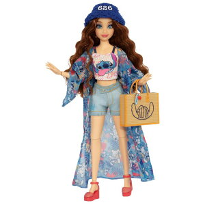 ~bL[}EX ~j[}EX ~bL[ ~j[ Disney ily 4EVER Dolls Disney 100 - Stitch 11.5" Tall with 13 Points of Articulation, Two Complete Mix-and-Match Outfits and Glittery Mickey Ring for You! ysAiz