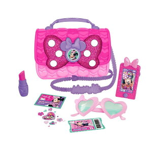 ~bL[}EX ~j[}EX ~bL[ ~j[ Disney Junior Minnie Mouse Bowfabulous Bag Set, 7-pieces, Dress Up and Pretend Play, Kids Toys for Ages 3 Up by Just Play ysAiz