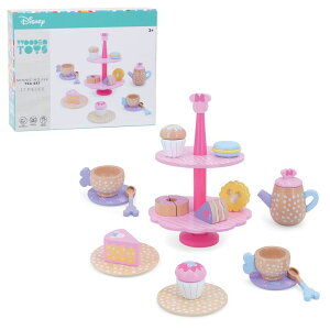 ~bL[}EX ~j[}EX ~bL[ ~j[ Just Play Disney Wooden Toys Minnie Mouse Tea Set, Pretend Play, Officially Licensed Kids Toys for Ages 3 Up, Amazon Exclusive ysAiz