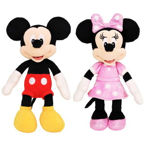~bL[}EX ~j[}EX ~bL[ ~j[ Disney Junior Mickey Mouse and Minnie Mouse Beanbag Plushie 2-Pack Stuffed Animals ysAiz