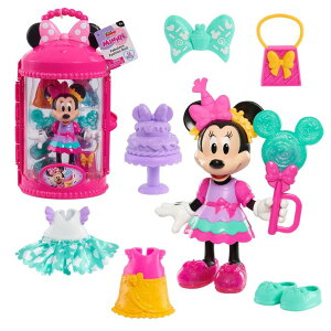 ~bL[}EX ~j[}EX ~bL[ ~j[ Minnie Mouse Fabulous Fashion 14-piece Sweet Party Doll and Accessories, Kids Toys for Ages 3 Up by Just Play ysAiz
