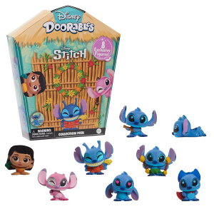  Ah XeBb` Disney Doorables Stitch Collection Peek, Easter Basket Stuffers, Officially Licensed Kids Toys for Ages 5 Up, Gifts and Presents by Just Play ysAiz