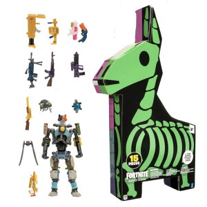 tH[giCg l` tBMA  FORTNITE Supply Llama, Includes Highly-Detailed and Articulated 4-inch Kit Figure, 9 Weapons, 4 Back Bling- More Outfits Dropping Soon ysAiz