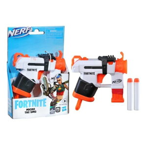 tH[giCg l` tBMA  Nerf Fortnite Micro Tac SMG Mini Dart-Firing Blaster, Fortnite Tac SMG Equipment Design, Includes 2 Nerf Elite Darts ysAiz