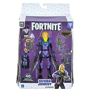 tH[giCg l` tBMA  Fortnite Legendary Series Scuba Jonesy, 6-inch Highly Detailed Figure, Multicolor ysAiz