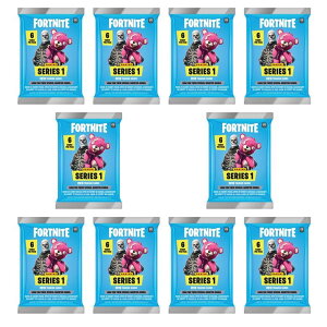 tH[giCg l` tBMA  2019 Panini Fortnite Series 1 Trading Cards, 10-Pack Mega Bundle ysAiz