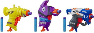 tH[giCg l` tBMA  Nerf Fortnite 3 Dart-Firing Micro Trio - Includes 3 Blasters & 6 Official Elite Darts - for Kids, Teens, Adults ysAiz