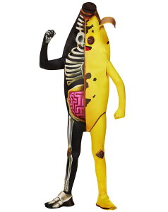 tH[giCg l` tBMA  Spirit Halloween Fortnite Youth Peely Bone Costume | Officially licensed | Fortnite Outfit | Gaming Costumes ysAiz