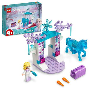AiƐ̏ Ai GT LEGO Disney Princess Elsa and The Nokkfs Ice Stable Building Toy 43209 Disney Frozen Toy with Buildable Toy Horse Figure and Mini Doll, Starter Bricks for Kids Age 4+, Great Gift for Girls and Boys ysA