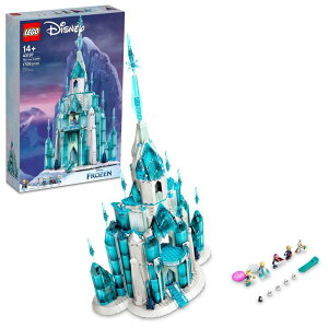 AiƐ̏ Ai GT LEGO Disney Princess The Ice Castle Building Toy 43197 Disney Castle Kit to Build, Disney Gift Idea, Castle Toy for Kids Age 6+ Years Old with Frozen Anna and Elsa Mini Doll Figures and Olaf Figure ysAi