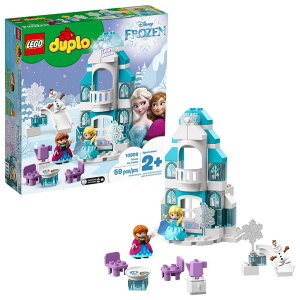 AiƐ̏ Ai GT LEGO DUPLO Disney Princess Frozen Ice Castle 10899 Building Toy with Light Brick, Princess Elsa and Anna Mini-Dolls Plus Olaf Figure, Gifts for 2 Year Old Toddlers, Girls & Boys ysAiz