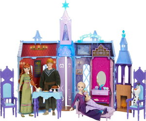 AiƐ̏ Ai GT Mattel Disney Frozen Dolls & Doll House, Ultimate Arendelle Adventure Portable Castle (2+ ft) with 3 Fashion Dolls, Olaf Figure & 25+ Accessories (Amazon Exclusive) ysAiz