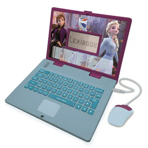 AiƐ̏ Ai GT Lexibook Disney Frozen 2 - Educational and Bilingual Laptop Spanish/English - Girls Toy with 124 Activities to Learn, Play Games and Music with Elsa & Anna - Blue/Purple, JC598FZi2 ysAiz