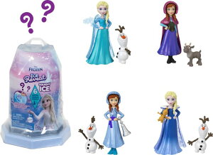 AiƐ̏ Ai GT Mattel Disney Frozen Toys, Small Doll Ice Reveal with Squishy Ice Gel & 6 Surprises Including Character Friend & Play Pieces (Dolls May Vary) ysAiz