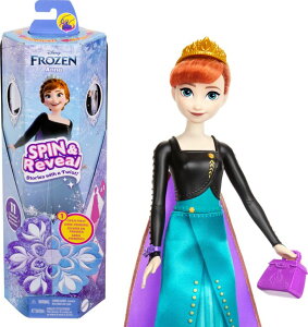 AiƐ̏ Ai GT Mattel Disney Frozen Anna Fashion Doll Set, Spin & Reveal with 11 Surprises Including 5 Accessories, 5 Stickers & Play Scene, Inspired by the Movie ysAiz