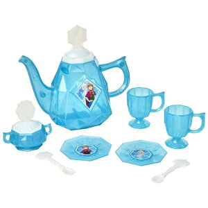 AiƐ̏ Ai GT Disney Frozen Tea Set for Girls - 10 Piece Tea Party Set - Pretend Tea Time Play Kitchen Toy, Blue ysAiz