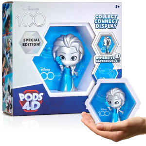 AiƐ̏ Ai GT WOW! PODS 4D Disney Frozen Elsa - Unique Connectable & Collectable Toy Figure, Wall/Shelf Display, Easter Basket Stuffers, Elsas Toy Figures, Disney Toys & Gifts, Frozen Toys for Girls & Boys Age 3+ ysAi