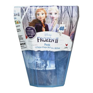 AiƐ̏ Ai GT Frozen Games Disney Frozen 2 48-Piece Surprise Puzzle in Plastic Gem-Shaped Storage Case ysAiz