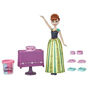 AiƐ̏ Ai GT Disney Frozen Anna's Dessert Decorator, Non-Toxic Play-Doh Cake Maker and Fashion Doll, Toy for Kids 3 Years Old and Up ysAiz