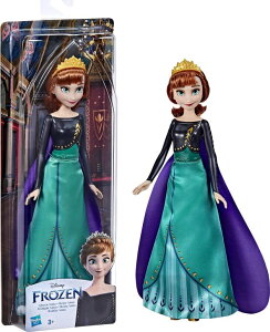 AiƐ̏ Ai GT Disney Frozen 2 Queen Anna Shimmer Fashion Doll, Removable Clothes and Accessories, Long Red Hair, Toy for Kids 3 Years Old and Up, Includes doll, skirt, cape, and tiara. ysAiz
