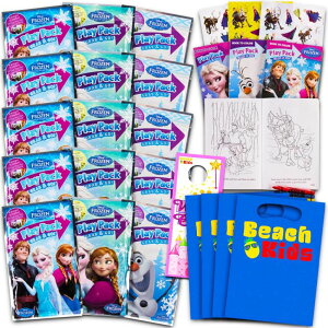 AiƐ̏ Ai GT Set of 15 Full-Size Kids Play Packs Fun Party Favors Coloring Book Crayons Stickers (Disney Frozen) ysAiz