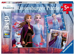 AiƐ̏ Ai GT Ravensburger Disney Frozen 2 Jigsaw Puzzles - Vibrant 3-in-1 Value Set | Each Box Contains 3 Unique 49-Piece Puzzles | Crafted Ideal for Kids | Sustainable Forestry Materials ysAiz