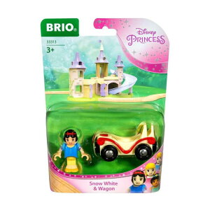 AWƖ@̃v WX~ BRIO - 33313 Disney Princess Jasmine & Wagon | 2 Piece Toy Train for Kids Ages 3 and Up ysAiz