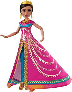 AWƖ@̃v WX~ Disney Princess Aladdin Glamorous Jasmine Deluxe Fashion Doll with Gown, Shoes, & Accessories, Inspired by Disney's Live-Action Movie, Toy for Kids & Collectors ysAiz