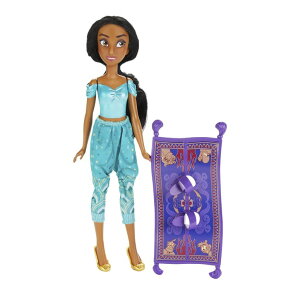 �A���W���Ɩ��@�̃����v �W���X�~�� Disney Princess Everyday Adventures Jasmine and Magic Carpet with Wheels, Fashion Doll, Disney's Aladdin Toys for Kids 3 and Up �y���s�A���i�z