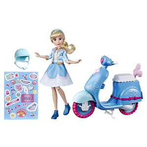 Vf Cinderella fBYj[ vZX Disney Princess Comfy Squad Cinderella's Sweet Scooter, Fashion Doll with Scooter, Helmet, and Stickers, Toy for Girls 5 Years and Up ysAiz