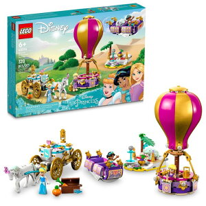 Vf Cinderella fBYj[ vZX vcF WX~ LEGO Disney Princess Enchanted Journey Building Set - 3in1 Playset with Cinderella, Jasmine, Rapunzel Mini Dolls, Toy Horse & Carriage, Hot Air Balloon, Gift for 