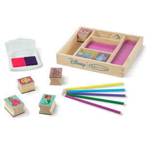 fBYj[ vZX Disney Princess Melissa & Doug Disney Princess Wooden Stamp Set: 9 Stamps, 5 Colored Pencils, and 2-Color Stamp Pad ysAiz