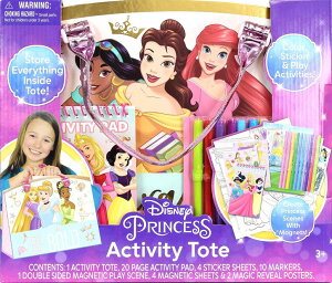 fBYj[ vZX Disney Princess Tara Toys Princess Activity Tote - Ultimate Princess Adventure Bag with Coloring Books, Stickers, and Craft Supplies, Travel-Friendly Set for Little Artists, Imaginative Play, Ages 3+ ? ysAiz