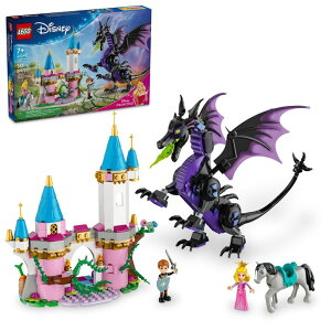 fBYj[ vZX Disney Princess LEGO Disney Princess Maleficentfs Dragon Form Building Set for Kids and Sleeping Beauty Fans, Disney Princess Figure, Castle Toy, Fun Gift Idea for Girls and Boys Ages 7 Plus Who Love Aurora, ysA