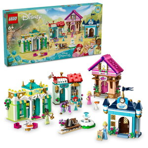 fBYj[ vZX Disney Princess LEGO Disney Princess: Disney Princess Market Adventure, Building Playset Toy for Kids, Treasure Map and 4 Mini-Doll Figures, Fairy Tale Toy Gift for Girls and Boys Ages 6 Plus, 43246 ysAiz