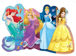 fBYj[ vZX Disney Princess Ravensburger Disney Princess Pretty Princesses Shaped Floor Puzzle | 24-Piece Jigsaw | Unique Pieces | Kid-Friendly | Model Number: 05453 ysAiz