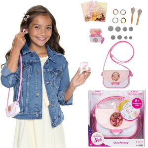 fBYj[ vZX Disney Princess Disney Princess Style Collection Girls Purse Pretend Play Chic Petite Bag A - Mini Soft Vinyl Handbag for Girls with 5+ Accessories for Girls Ages 3 and Up ysAiz
