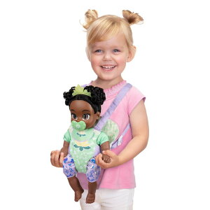 fBYj[ vZX Disney Princess Disney Princess Tiana Baby Doll Deluxe with Tiara, Carrier, Plush Friend, Pacifier, Bib & Baby Bottle [Amazon Exclusive] ysAiz